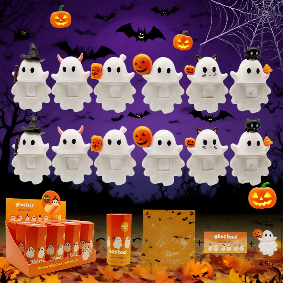 2025 Halloween Series Ghostees Ghost Blind Box Doll Trendy Car Mobile Phone Ornaments Children's Toy Gift Halloween Gift
2025 Halloween Series Ghostees Ghost Blind Box Doll Trendy Car Mobile Phone Ornaments Children's Toy Gift Halloween Gift