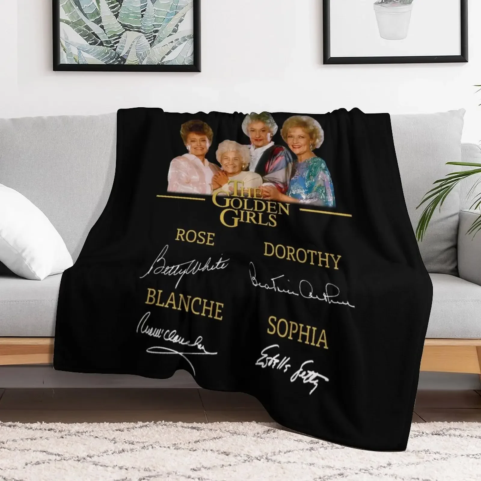 The Old Golden Girls Signatures Throw Blanket Blankets Sofas Of Decoration Flannel Fabric Blankets
The Old Golden Girls Signatures Throw Blanket Blankets Sofas Of Decoration Flannel Fabric Blankets