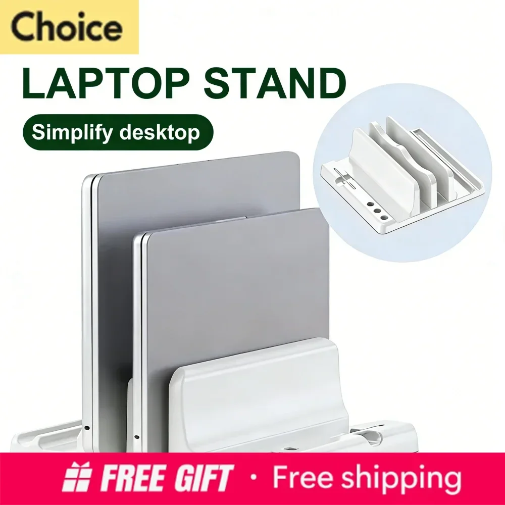2027 Adjustable Laptop Stand Vertical Save Desktop Space Easy To Place Computer Accessories Scalable Width For Office Desk Sto
2027 Adjustable Laptop Stand Vertical Save Desktop Space Easy To Place Computer Accessories Scalable Width For Office Desk Sto