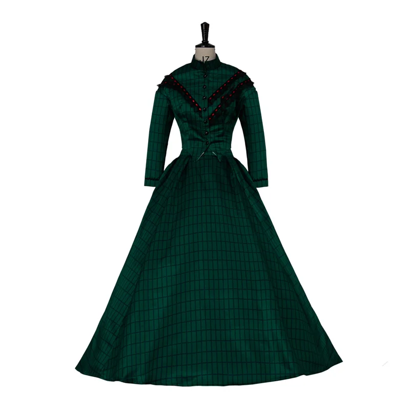 Christmas Costume Victorian Dickens Cosplay Dress Civil War Vintage Scottish Plaid Dress Prom Dress
Christmas Costume Victorian Dickens Cosplay Dress Civil War Vintage Scottish Plaid Dress Prom Dress
