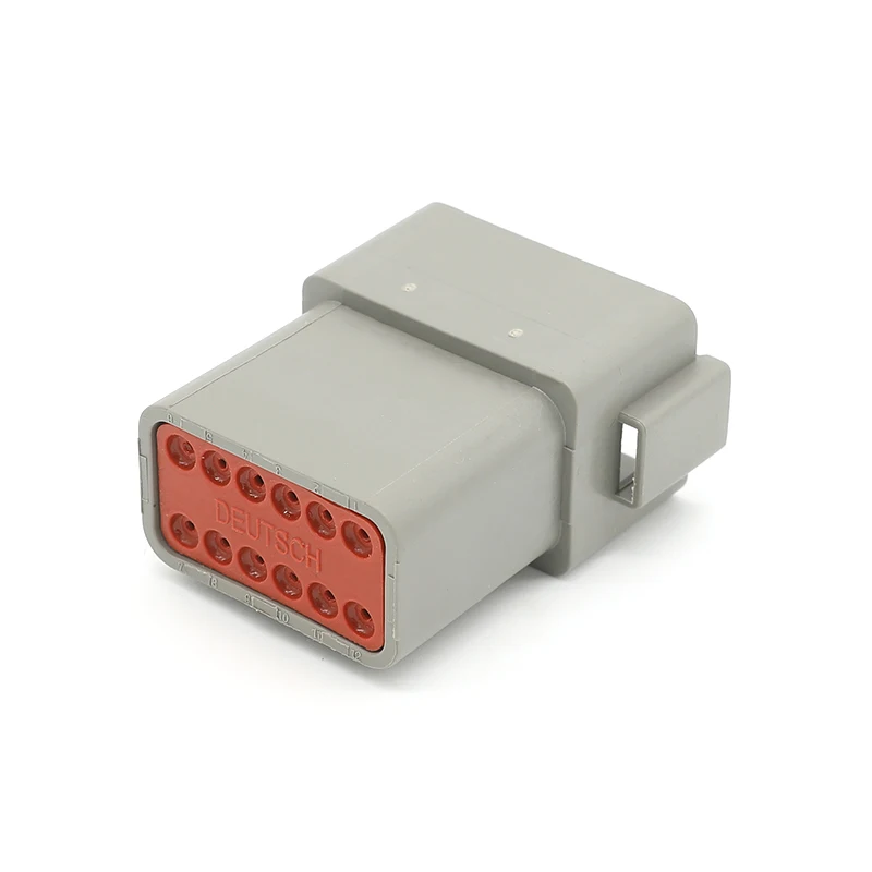 DT04-12P 12pin male Deutsch waterproof automotive connector plug-in plug protective sleeve with terminal 1060-16-0122
DT04-12P 12pin male Deutsch waterproof automotive connector plug-in plug protective sleeve with terminal 1060-16-0122
