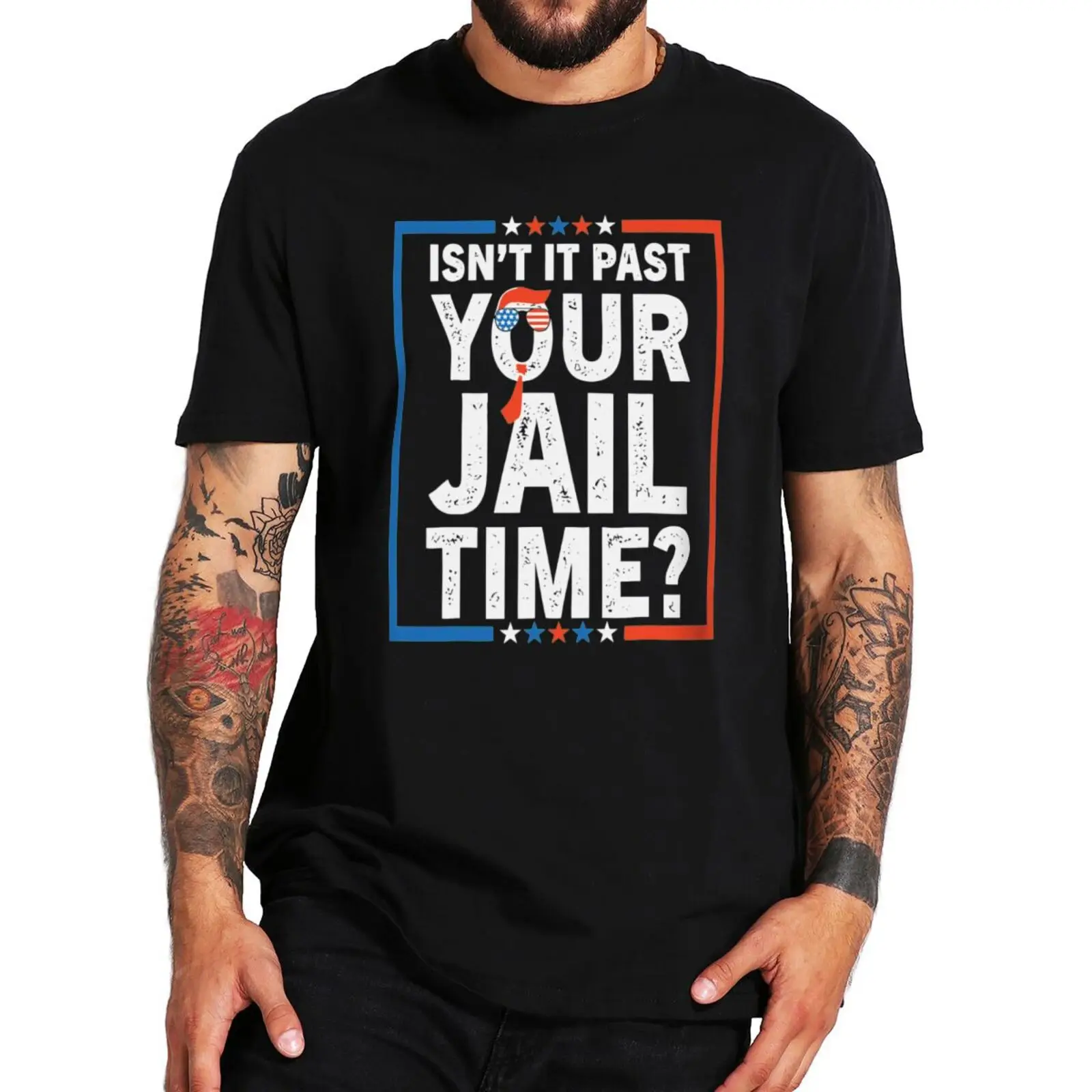 Isn't It Past Your Jail Time T-shirt Funny Meme Humor Jokes Y2k T-shirt For Men Women Soft Casual 100% Cotton T Shirt EU Size
Isn't It Past Your Jail Time T-shirt Funny Meme Humor Jokes Y2k T-shirt For Men Women Soft Casual 100% Cotton T Shirt EU Size