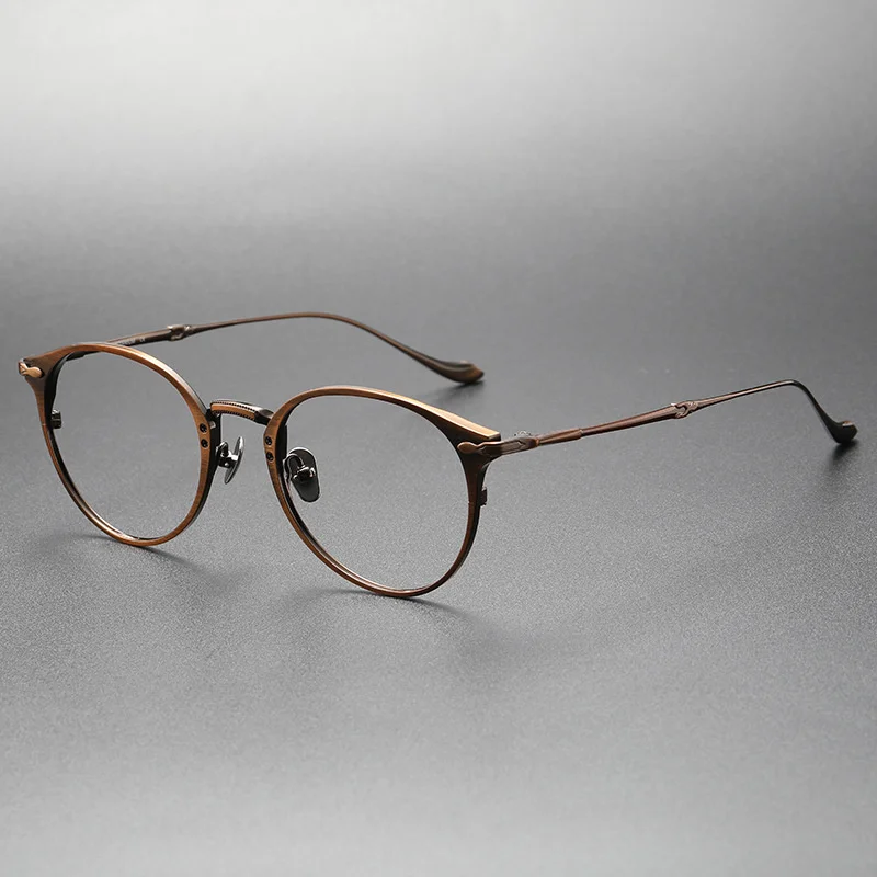Japanese Handmade Titanium Retro Round Glasses Lightweight Spectacle Frame For Men Prescription Eyeglasses Women Myopia Gafas
Japanese Handmade Titanium Retro Round Glasses Lightweight Spectacle Frame For Men Prescription Eyeglasses Women Myopia Gafas