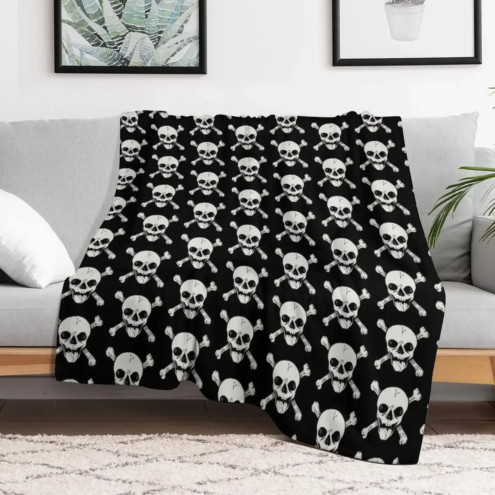 SKULL AND CROSSBONES GOTH HORROR Throw Blanket for babies Travel Vintage Blankets
SKULL AND CROSSBONES GOTH HORROR Throw Blanket for babies Travel Vintage Blankets