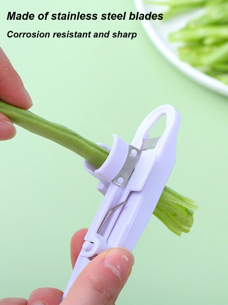 Long Green Bean Vegetable Runner Slicer French Style Cutter Stringer Remover Green Beans String Beans Slicer for Home Kitchen
Long Green Bean Vegetable Runner Slicer French Style Cutter Stringer Remover Green Beans String Beans Slicer for Home Kitchen