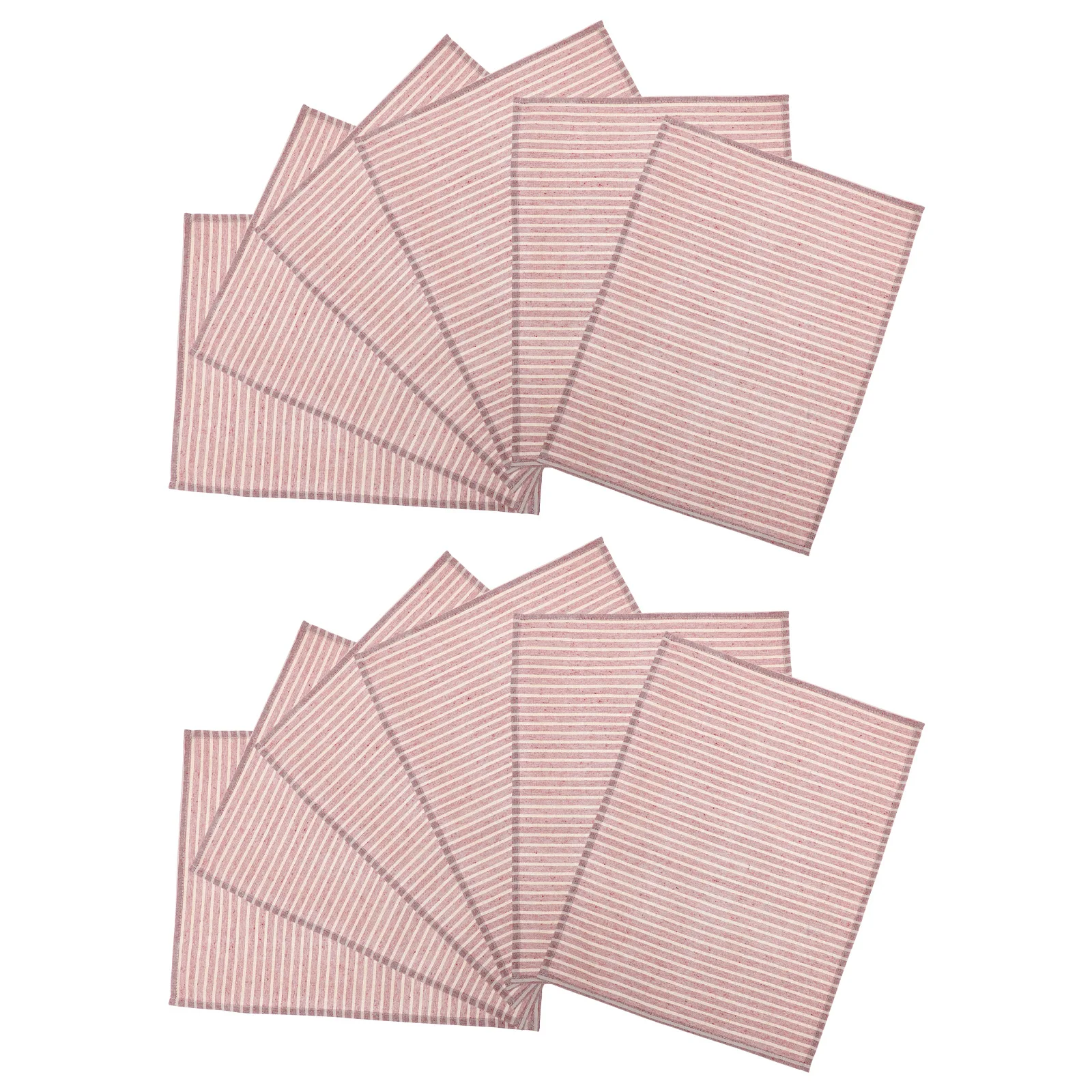 12 Pcs Linen Cotton Napkins Cloth Table Dining Insulation Pads Holiday Fabric Red Vintage Party Student Striped Soft Absorbent
12 Pcs Linen Cotton Napkins Cloth Table Dining Insulation Pads Holiday Fabric Red Vintage Party Student Striped Soft Absorbent