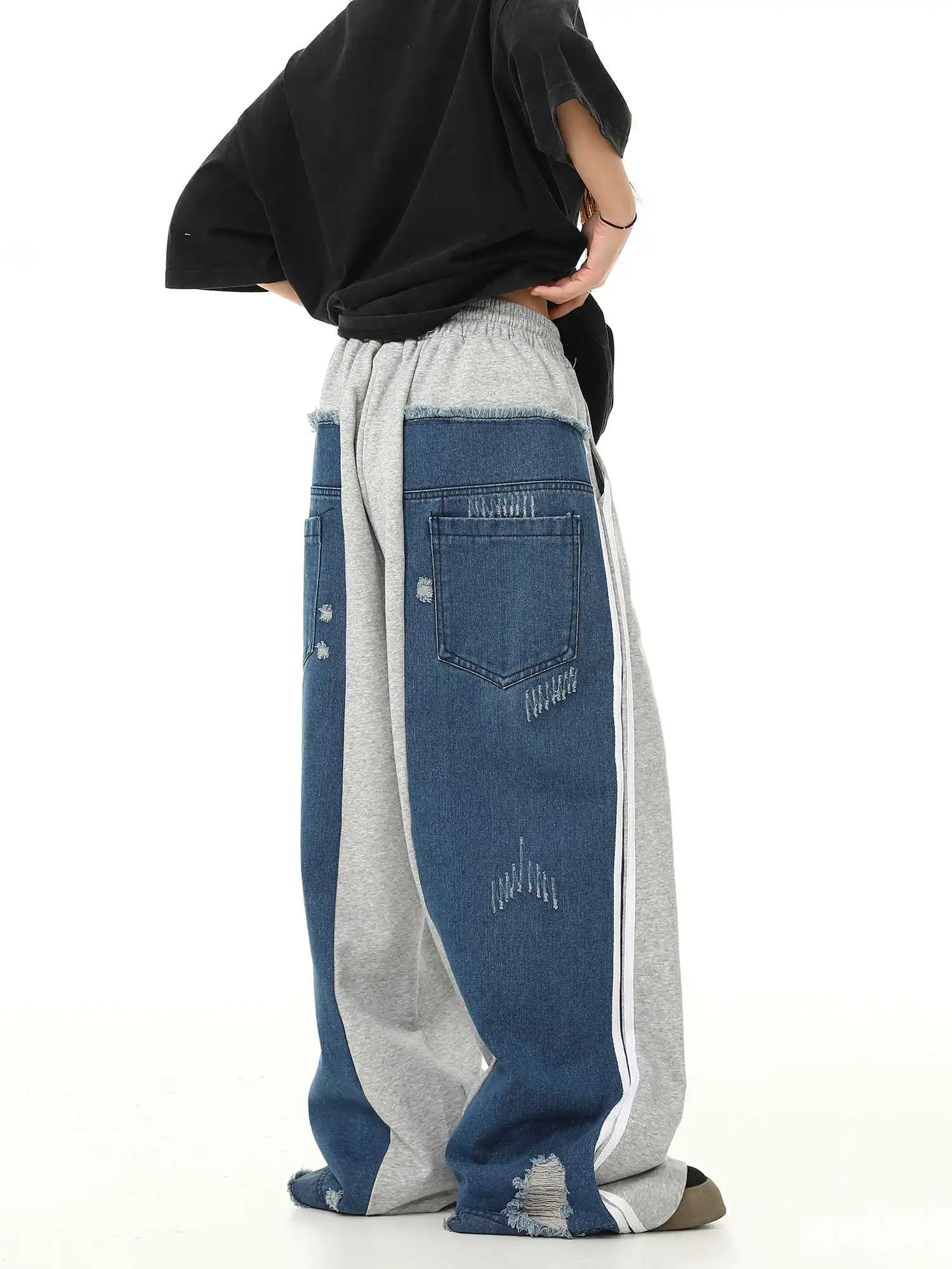 Blue Jeans for Women High Waist American Wide Leg Pants Y2K Vintage Straight Baggy Denim Trousers 2024 Spring Oversize Pants
Blue Jeans for Women High Waist American Wide Leg Pants Y2K Vintage Straight Baggy Denim Trousers 2024 Spring Oversize Pants