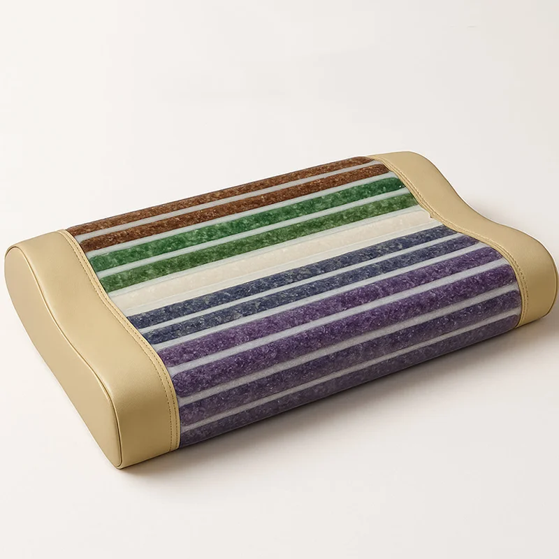 Chakra Pillow Jade Tourmaline Neck Support Memory Foam Pillow Natural Crystal Therapy for Insomnia Relief Headache Pain Stress
Chakra Pillow Jade Tourmaline Neck Support Memory Foam Pillow Natural Crystal Therapy for Insomnia Relief Headache Pain Stress