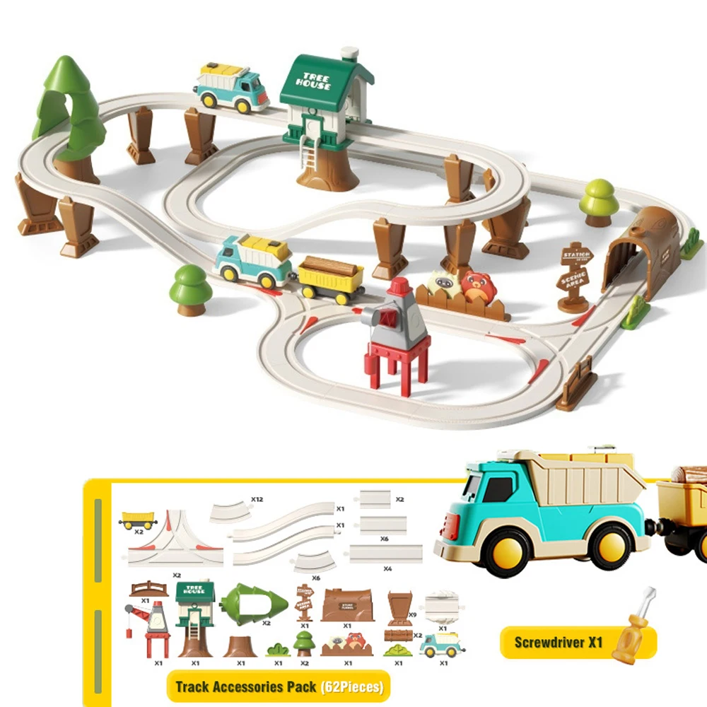 Track Toys City Overpass Race Dicast Mini Car Toy for Boys Girls Age 3+ Racetrack Cars Forest Train Toy Stem Education Kid Set
Track Toys City Overpass Race Dicast Mini Car Toy for Boys Girls Age 3+ Racetrack Cars Forest Train Toy Stem Education Kid Set
