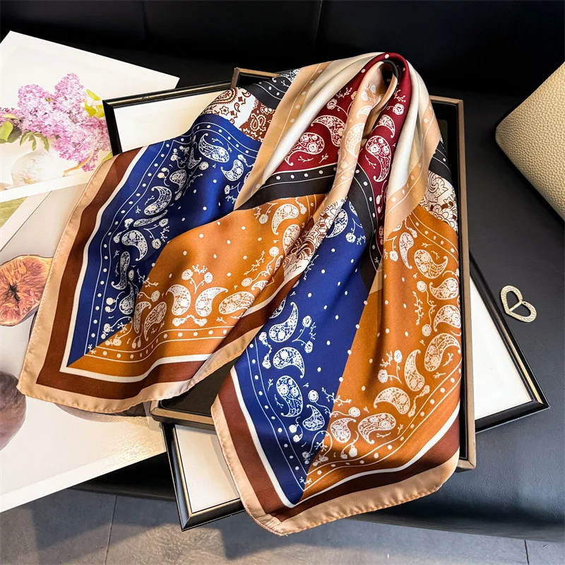 Ribbon Scarf Silk Hijab Female Shawl Wraps Bandana Headband Handkerchief Designer Headscarf Foulards Femme Hair Bands
Ribbon Scarf Silk Hijab Female Shawl Wraps Bandana Headband Handkerchief Designer Headscarf Foulards Femme Hair Bands