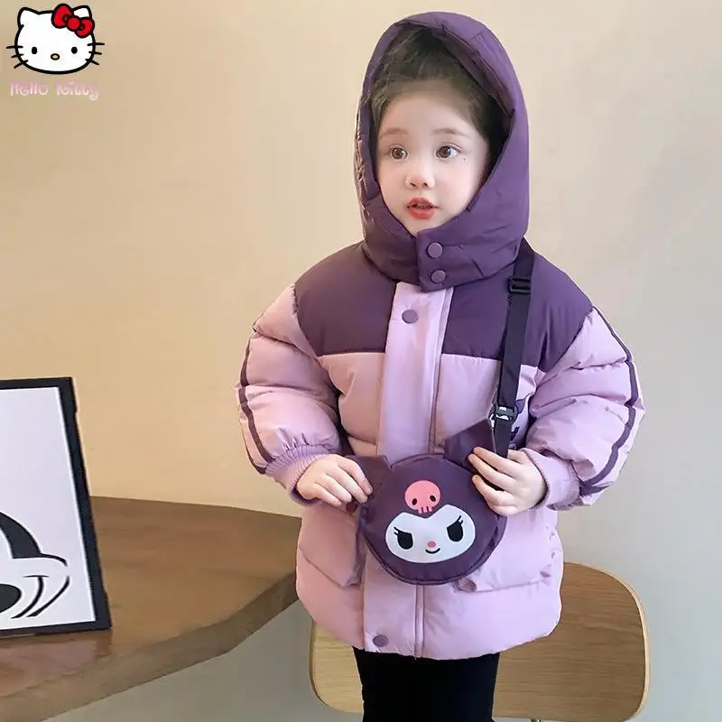 Girl Kawaii Hooded Black Rice Down Jacket Anime Winter Cartoon New Thickened Cotton Jacket Children's Warm Cotton Jacket Fashion
Girl Kawaii Hooded Black Rice Down Jacket Anime Winter Cartoon New Thickened Cotton Jacket Children's Warm Cotton Jacket Fashion