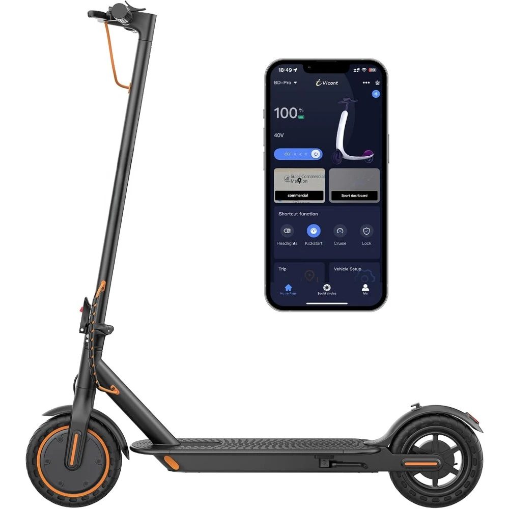 Electric Scooter, Powerful 350W/500W Motor, Max 12/19/28Miles Long Range, Top Speed 16/19/21 MPH, 8.5" /10'' Solid Tires
Electric Scooter, Powerful 350W/500W Motor, Max 12/19/28Miles Long Range, Top Speed 16/19/21 MPH, 8.5" /10'' Solid Tires