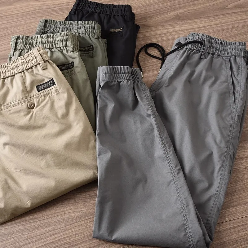 Мужские рабочие брюки свободного кроя, брюки-карго, молодежные, энергичные, цвета хаки, для весенне-осеннего сезона, повседневная одежда
Мужские рабочие брюки свободного кроя, брюки-карго, молодежные, энергичные, цвета хаки, для весенне-осеннего сезона, повседневная одежда