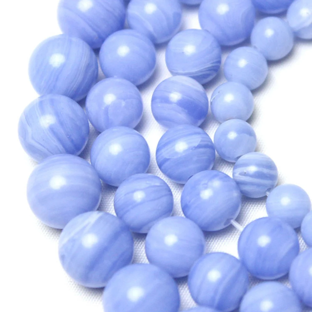 Natural Stone Synthetic Blue Pattern Round Beads For Jewelry Making DIY Women's Accessories Bracelets 15" Wholesale 4/6/8/10mm
Natural Stone Synthetic Blue Pattern Round Beads For Jewelry Making DIY Women's Accessories Bracelets 15" Wholesale 4/6/8/10mm