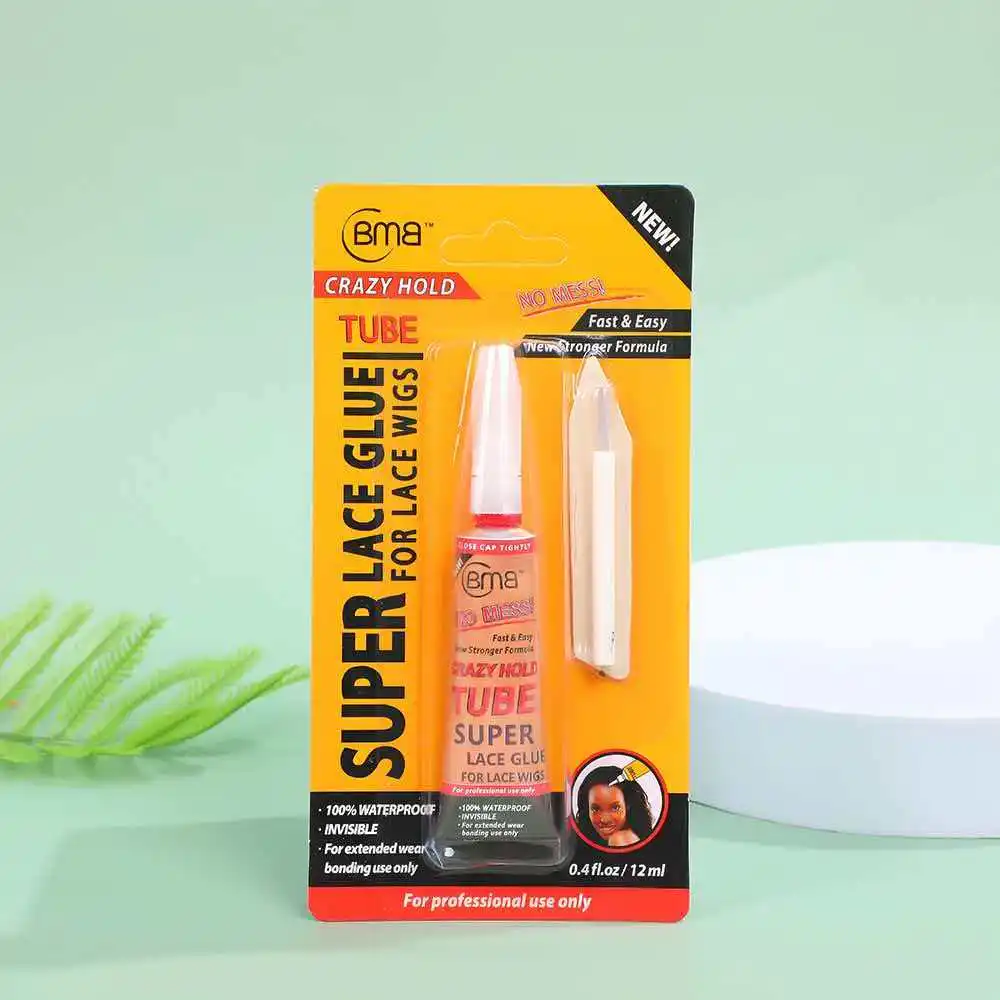 Crazy Hold Lace Wig Glue Tube, New Stronger Formula Wig Bond Adhesive, for Women Lace Front Wigs Hair Extensions
Crazy Hold Lace Wig Glue Tube, New Stronger Formula Wig Bond Adhesive, for Women Lace Front Wigs Hair Extensions