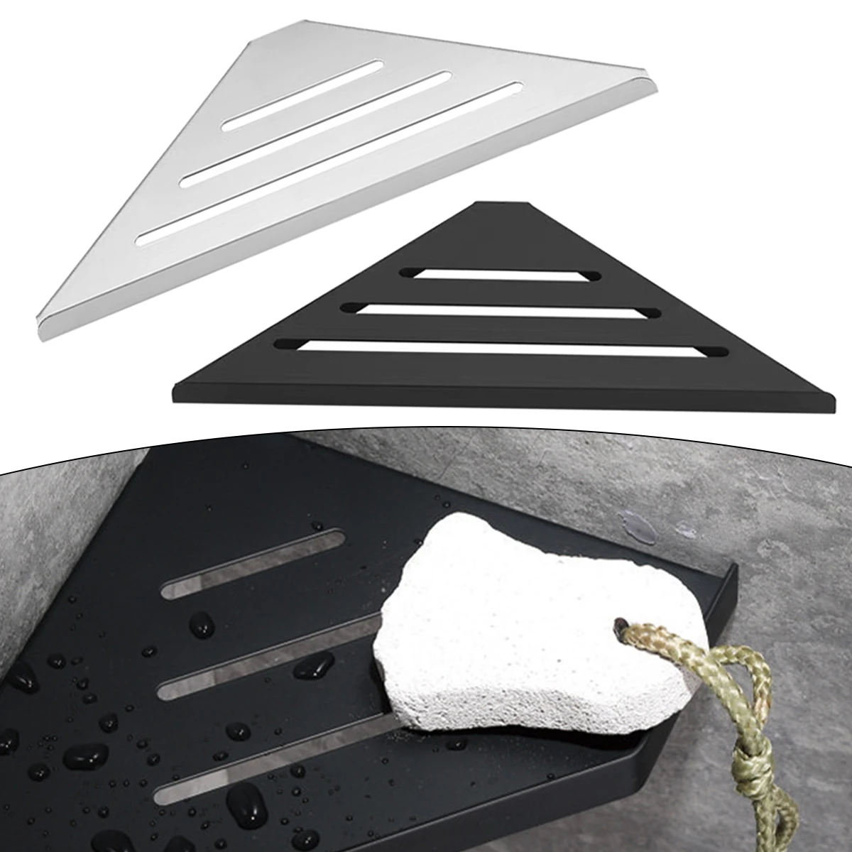 1Pcs New Bathroom Stainless Triangle Drain Shelf No Drilling Wall Mounted Cosmetic and Toiletries Carbon Steel Shelf
1Pcs New Bathroom Stainless Triangle Drain Shelf No Drilling Wall Mounted Cosmetic and Toiletries Carbon Steel Shelf