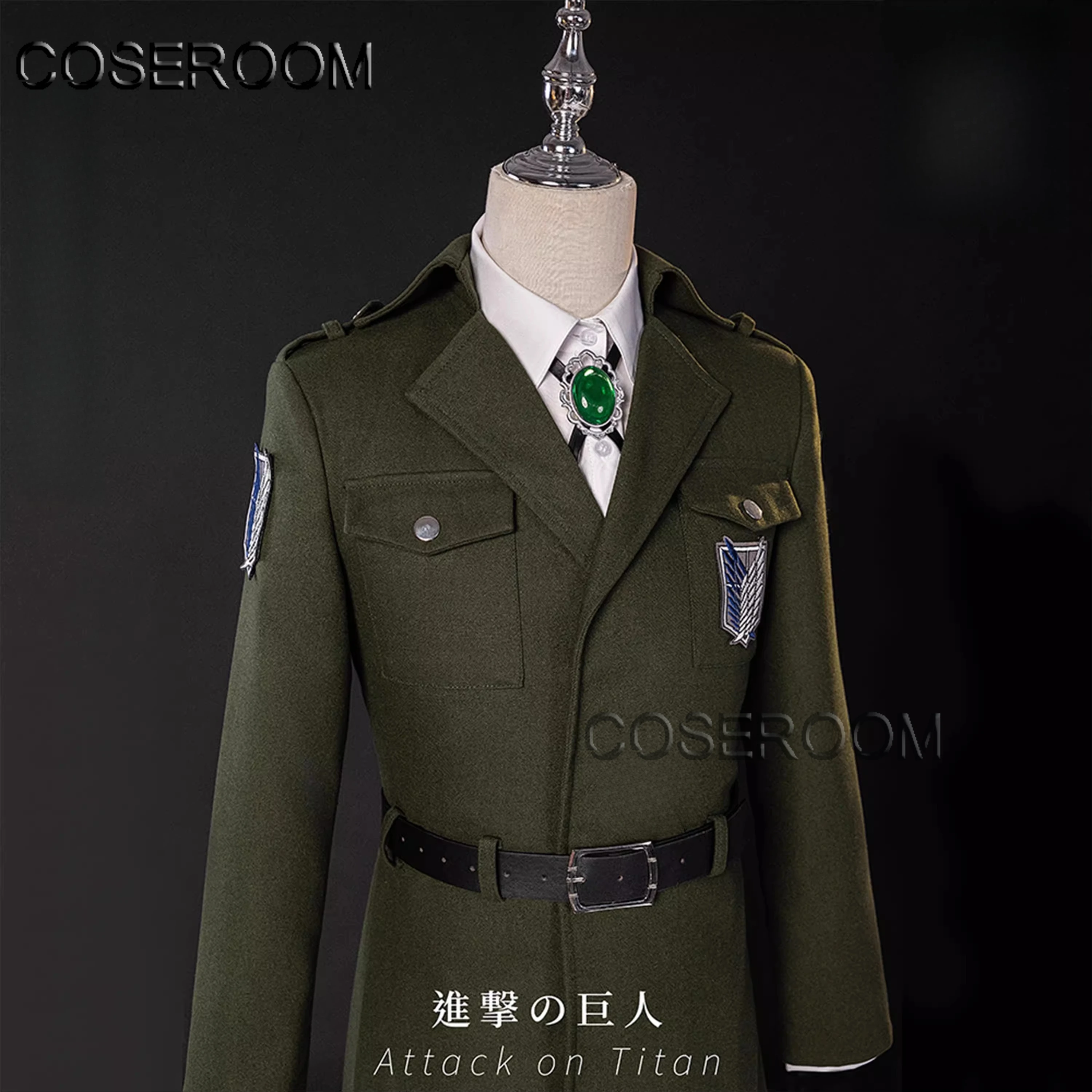 COSEROOM-R Attack on Titan Shingeki no Kyojin Survey Corps Team Cosplay Costume Halloween Party Role Play Outfit
COSEROOM-R Attack on Titan Shingeki no Kyojin Survey Corps Team Cosplay Costume Halloween Party Role Play Outfit