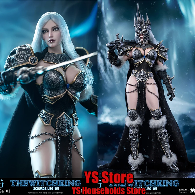 LS2024-01B Standard Version 1/6 White Hair Handsome Witch King Female Action Figure Scourge Legion Orginal 12" Full Set Soldier
LS2024-01B Standard Version 1/6 White Hair Handsome Witch King Female Action Figure Scourge Legion Orginal 12" Full Set Soldier