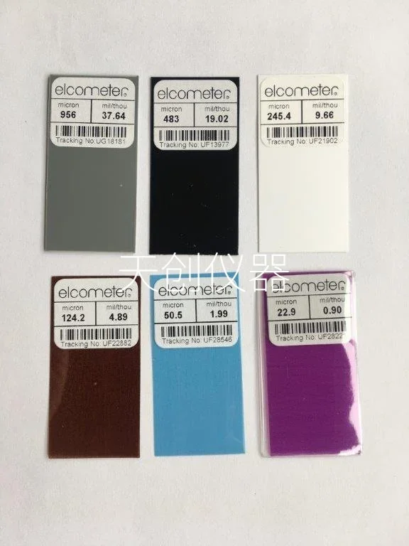 Standard thickness gauge calibration plate 12.5/25/50/125 
Standard thickness gauge calibration plate 12.5/25/50/125