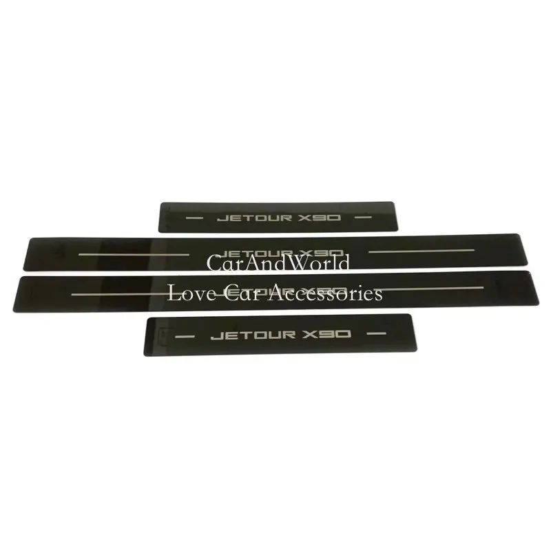 Stainless Steel Door SIll Scuff Plate Cover Welcome Gate Pedal Trims Car Accessories For Chery Jetour X90 X90plus 2020-2024
Stainless Steel Door SIll Scuff Plate Cover Welcome Gate Pedal Trims Car Accessories For Chery Jetour X90 X90plus 2020-2024