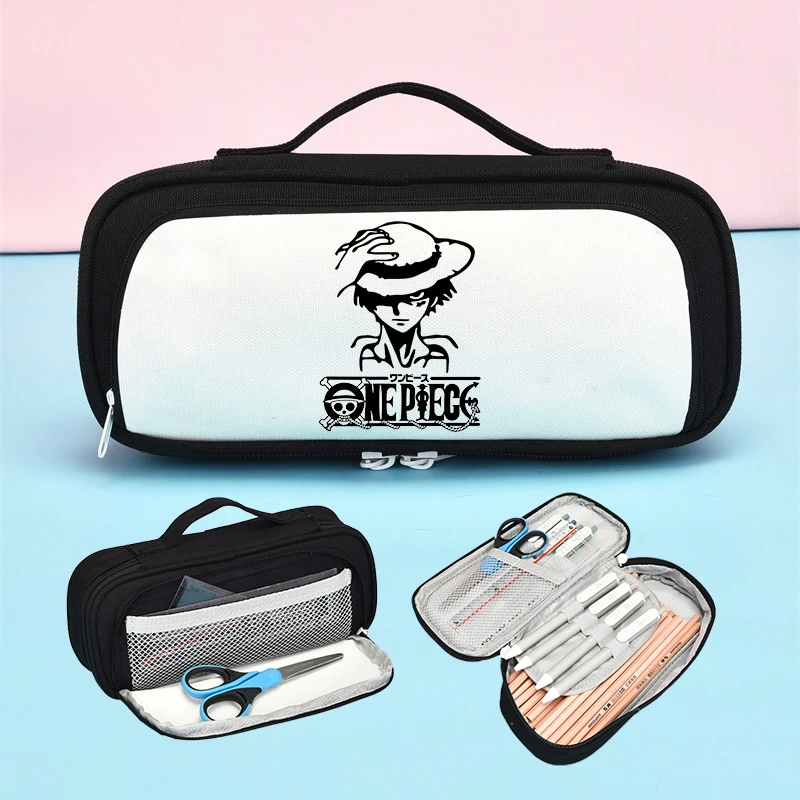 One Piece Pencil Case Luffy Cartoon Anime Figures Pen Pouch Multi Layer Large Capacity Pencil Bags Student Stationery Bag Gifts
One Piece Pencil Case Luffy Cartoon Anime Figures Pen Pouch Multi Layer Large Capacity Pencil Bags Student Stationery Bag Gifts