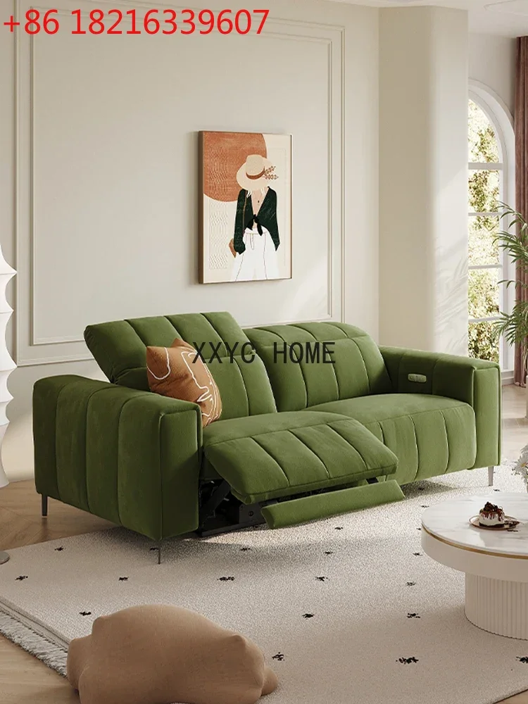 TAO First Class Fabric Electric Functional Sofa Green Straight Three-Seat
TAO First Class Fabric Electric Functional Sofa Green Straight Three-Seat