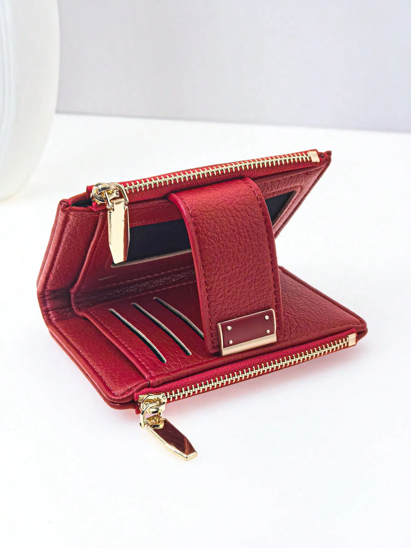 New Women Short Wallet Delicate Soft PU Bifold Zipper Coin Card Holder Minimalist & Lightweight Design Wallet For Cards Card Hol
New Women Short Wallet Delicate Soft PU Bifold Zipper Coin Card Holder Minimalist & Lightweight Design Wallet For Cards Card Hol