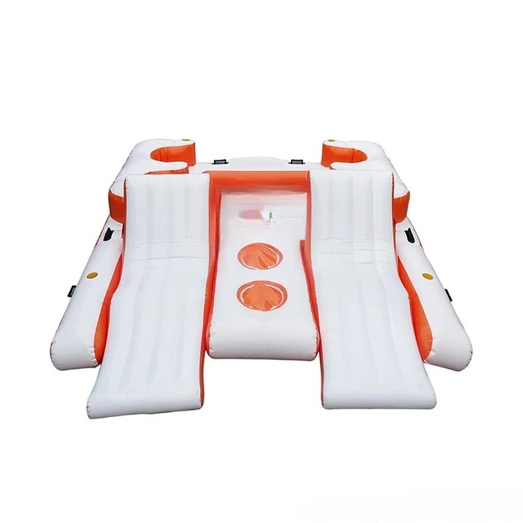 Large Party Floating Sofa Lounge 6 People Inflatable Water Floating Island
Large Party Floating Sofa Lounge 6 People Inflatable Water Floating Island