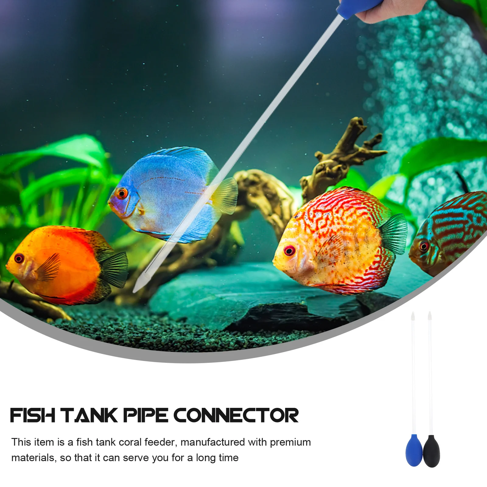 2pcs Aquarium Water Change Tube Long Coral Feeder Acrylic Dropper Tool For Fish Tank Marine Pets Phytoplankton Feeding Clean
2pcs Aquarium Water Change Tube Long Coral Feeder Acrylic Dropper Tool For Fish Tank Marine Pets Phytoplankton Feeding Clean