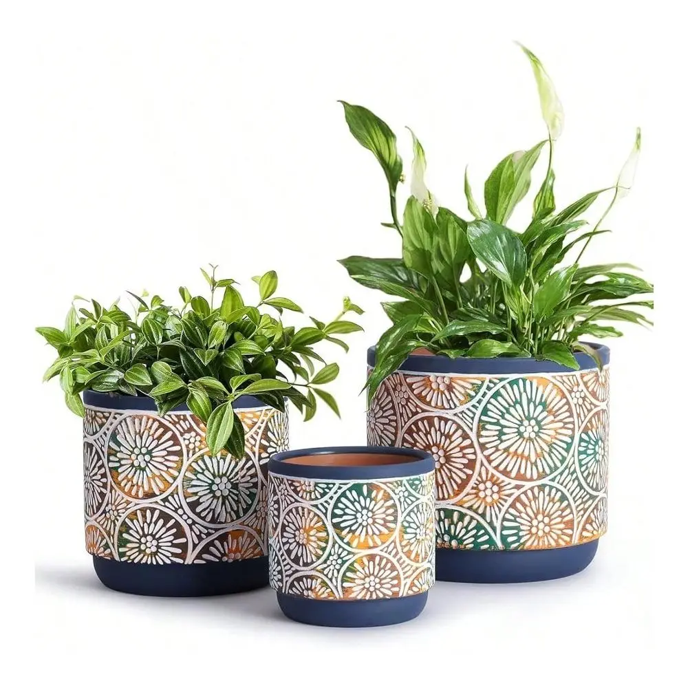 Piece Ceramic Plant Pots Indoor Pots Set With Drainage Holes 5.7 4.7 3.5 Inch Modern Decorative Pots Outdoor Plants Lilies Cact
Piece Ceramic Plant Pots Indoor Pots Set With Drainage Holes 5.7 4.7 3.5 Inch Modern Decorative Pots Outdoor Plants Lilies Cact
