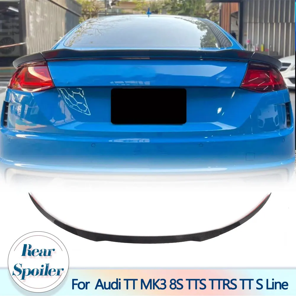 Carbon Fiber Rear Trunk Boot Lip Wing Spoiler for Audi TT MK3 8S TTS TTRS TT S Line Coupe 2D 2015-2017 FRP Rear Spoiler 3PCS
Carbon Fiber Rear Trunk Boot Lip Wing Spoiler for Audi TT MK3 8S TTS TTRS TT S Line Coupe 2D 2015-2017 FRP Rear Spoiler 3PCS