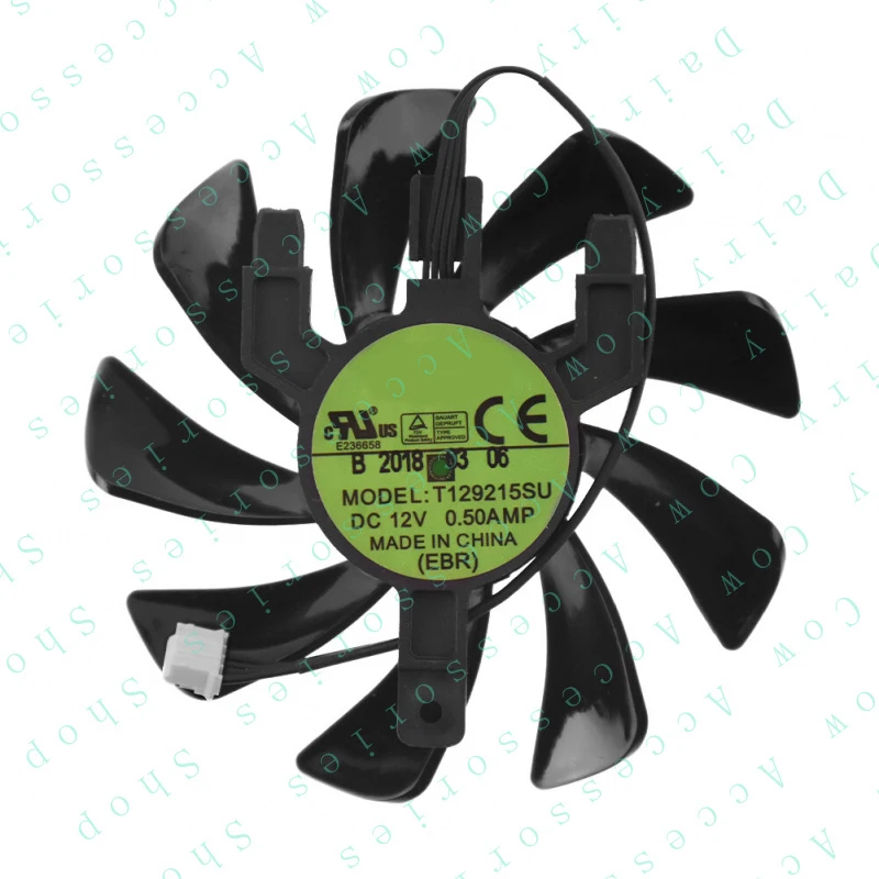 PP+85mm T129215SU for Sapphire AMD Radeon RX470D ITX RX570 ITX Video Card Fan 4Pin
PP+85mm T129215SU for Sapphire AMD Radeon RX470D ITX RX570 ITX Video Card Fan 4Pin
