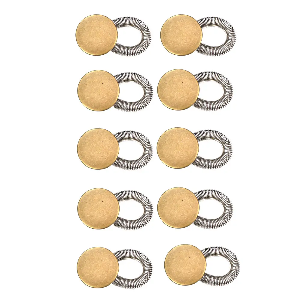 10 Pcs Button Alloy Extender for Jeans Pants Skirts Adjustable Spring Waistband Extender Button Buckle Craft Supplies
10 Pcs Button Alloy Extender for Jeans Pants Skirts Adjustable Spring Waistband Extender Button Buckle Craft Supplies