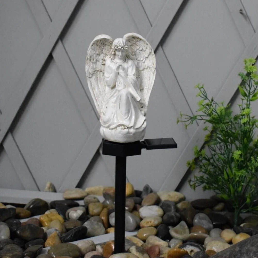Solar Ground Plug Light Lighting Ornaments Resin Angel Lawn Decorative Light IP55 Waterproof Home Decor for Park Courtyard 
Solar Ground Plug Light Lighting Ornaments Resin Angel Lawn Decorative Light IP55 Waterproof Home Decor for Park Courtyard