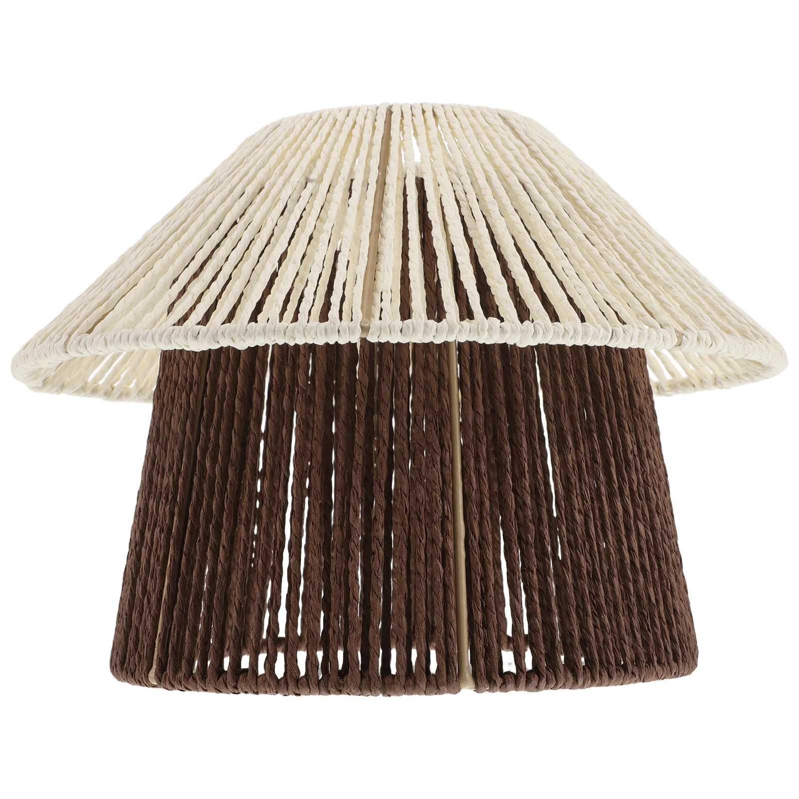 Faux Rattan Lampshade Woven Paper Rope Pendant Ceiling Light Shade Decorative Cover for Floor Lamps Indoor Use
Faux Rattan Lampshade Woven Paper Rope Pendant Ceiling Light Shade Decorative Cover for Floor Lamps Indoor Use