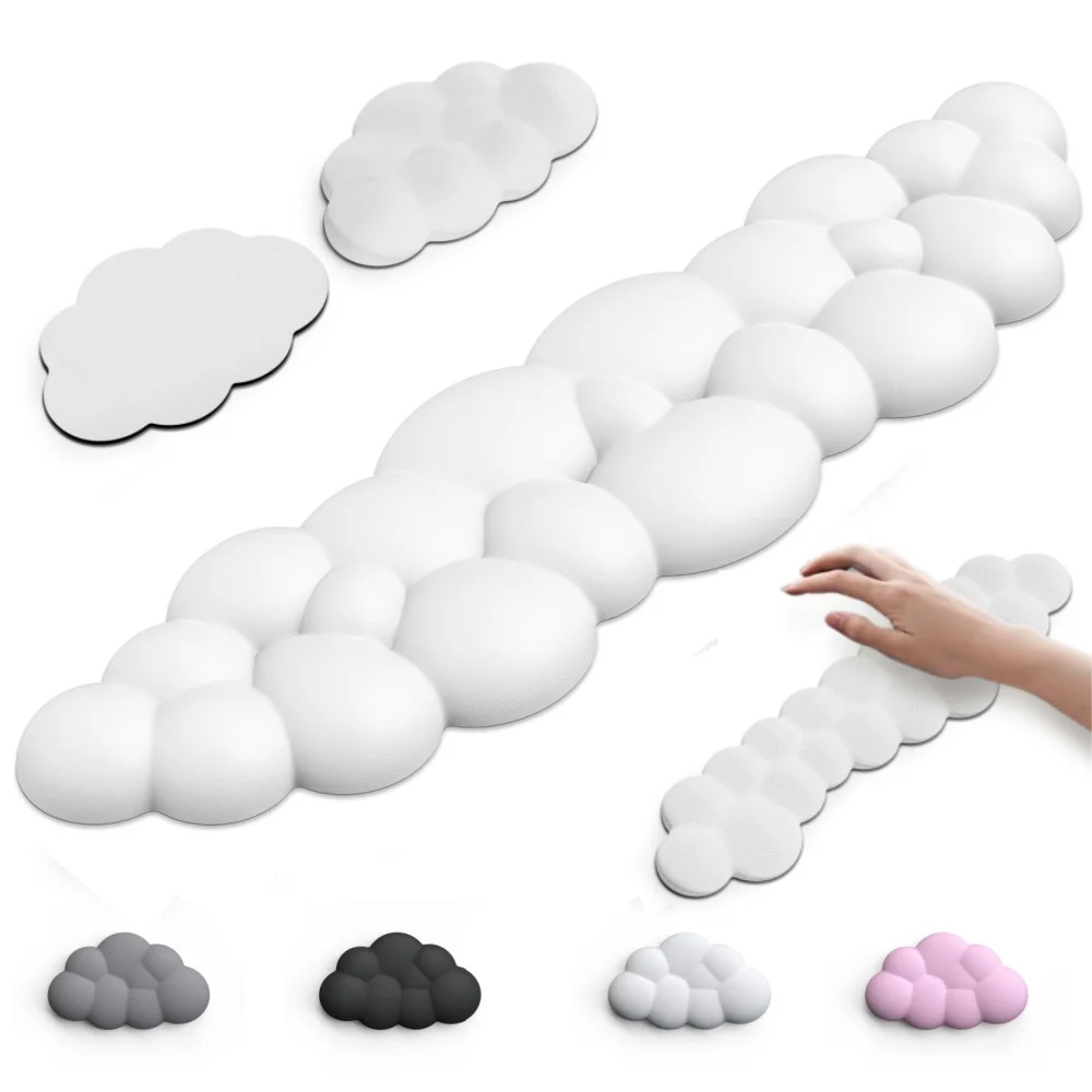 Mouse Pad With Wrist Rest Keyboard Cloud Antislip Desktop Office Gamer Mouse Wrist Protection Ergonomic Keyboard Soft Mouse Pad
Mouse Pad With Wrist Rest Keyboard Cloud Antislip Desktop Office Gamer Mouse Wrist Protection Ergonomic Keyboard Soft Mouse Pad