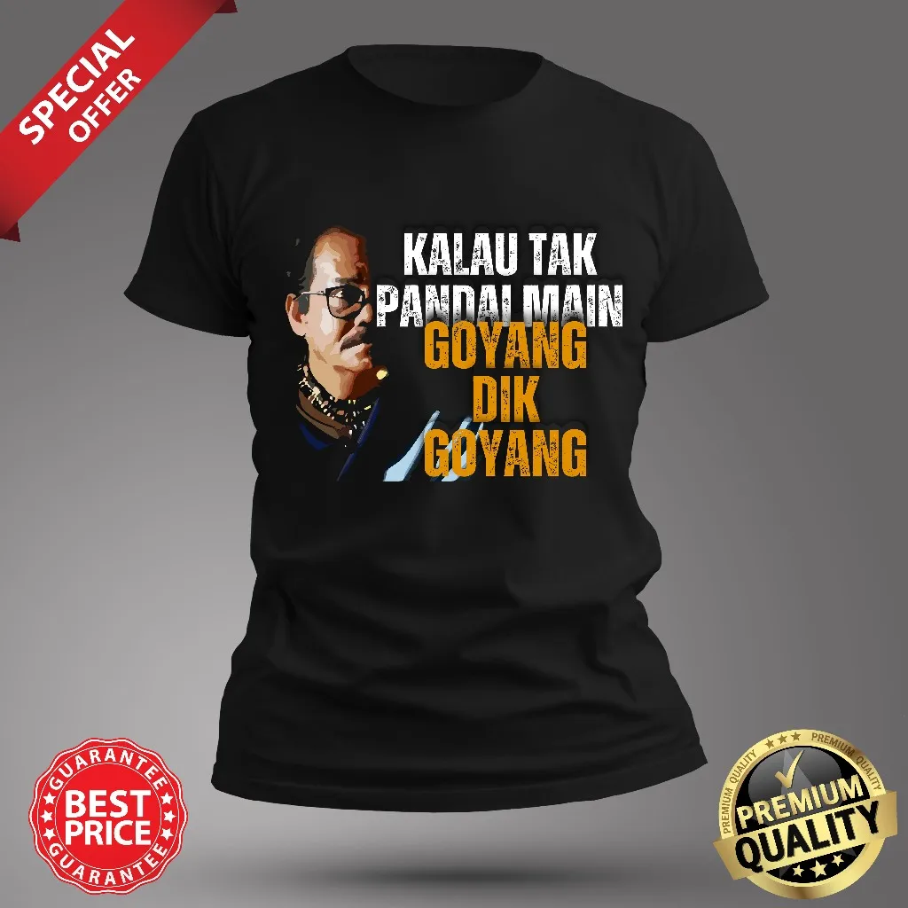 ФУТБОЛКА BAJU KALAU TAK PANDAI MAIN GOYANG DIK GOYANG LENGAN PENDEK ROUNDNECK American Hip Hop Rock Street с коротким рукавом Мужчины Женщины
ФУТБОЛКА BAJU KALAU TAK PANDAI MAIN GOYANG DIK GOYANG LENGAN PENDEK ROUNDNECK American Hip Hop Rock Street с коротким рукавом Мужчины Женщины