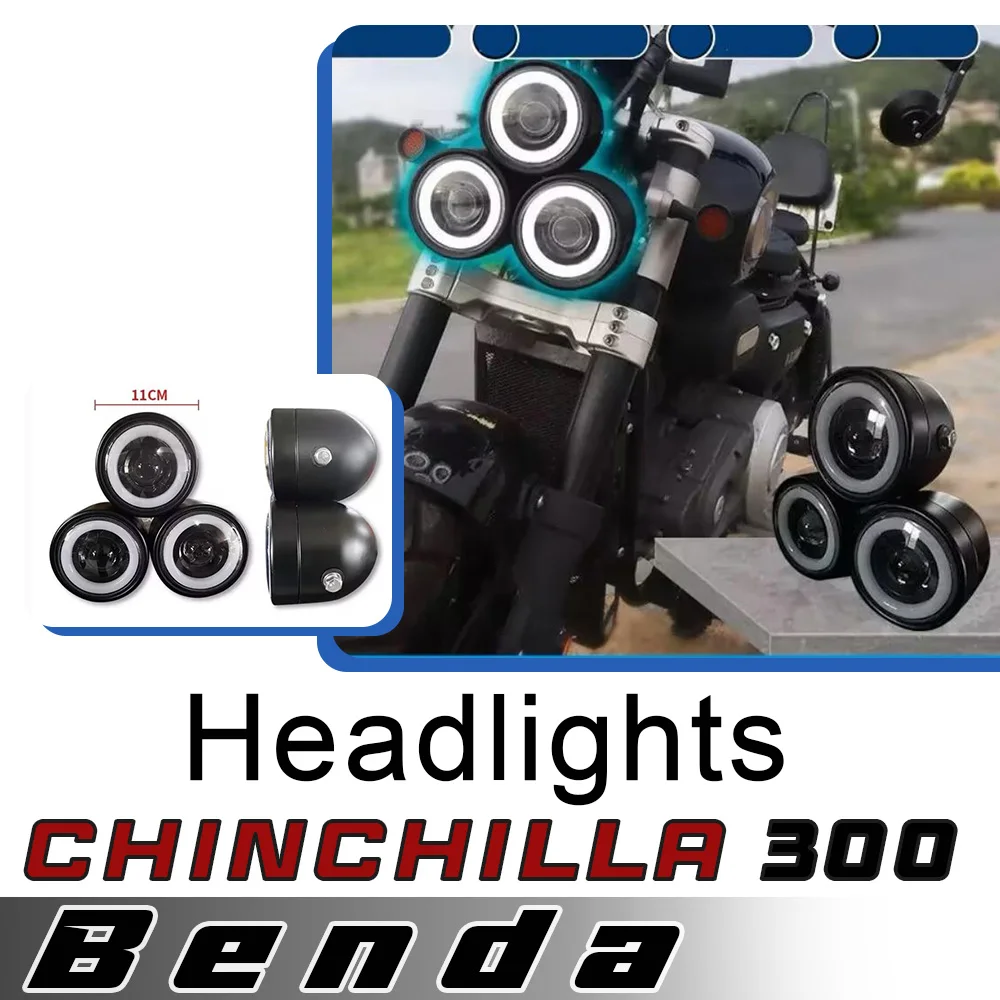 For BENDA Chinchilla BD300 headlights Benda Chinchilla 300 headlights triple lens headlights
For BENDA Chinchilla BD300 headlights Benda Chinchilla 300 headlights triple lens headlights