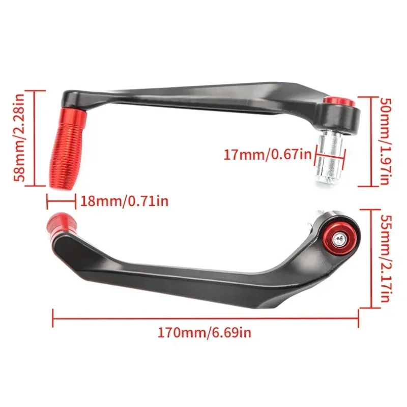 Motorcycle Aluminum Alloy 7/8 Inch Handlebar Brake Clutch Lever Hand Guard Protector Modification Accessories Handguard
Motorcycle Aluminum Alloy 7/8 Inch Handlebar Brake Clutch Lever Hand Guard Protector Modification Accessories Handguard
