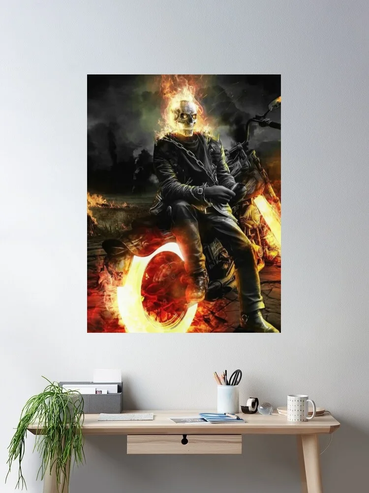 Ghost Rider, Art Print Silk Poster Home Wall Decor
Ghost Rider, Art Print Silk Poster Home Wall Decor