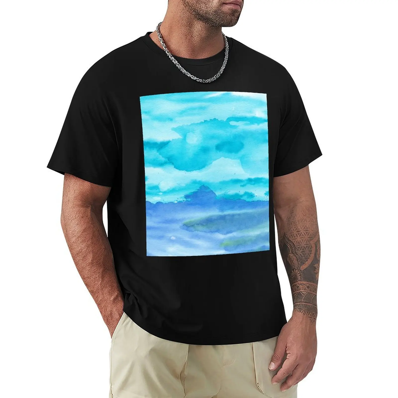 Sailing Oceans Blue Watercolor T-Shirt luxury t-shirt designer shirts mens vintage t shirts
Sailing Oceans Blue Watercolor T-Shirt luxury t-shirt designer shirts mens vintage t shirts