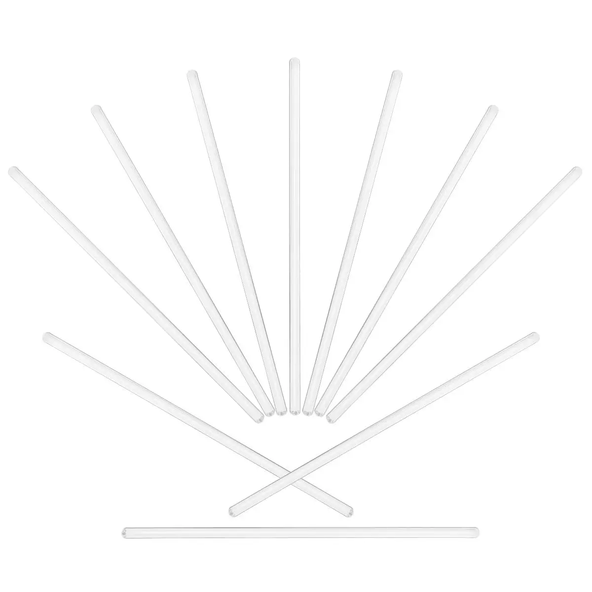 UKCOCO 10PCS Long Glass Stirring Rods Clear Harden Glass Sticks for Stir Hot Cold Beverages Cocktails Drinks Mixtures
UKCOCO 10PCS Long Glass Stirring Rods Clear Harden Glass Sticks for Stir Hot Cold Beverages Cocktails Drinks Mixtures
