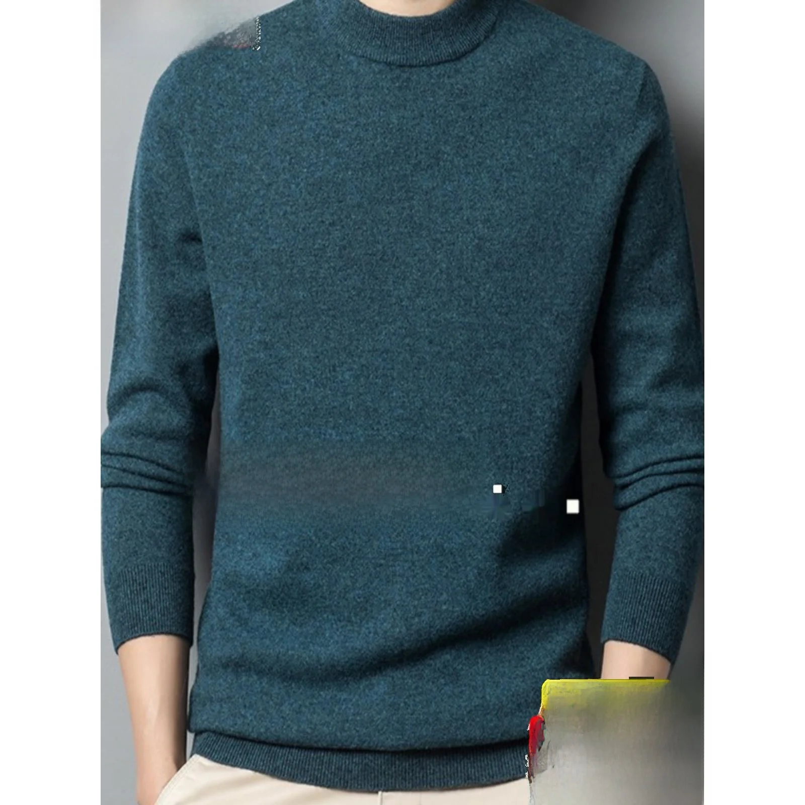 Мужской вязаный свитер Thiened Casual Dad с высоким воротником, теплый, больших размеров, для мужчин среднего возраста, повседневный, деловой, удлиненный
Мужской вязаный свитер Thiened Casual Dad с высоким воротником, теплый, больших размеров, для мужчин среднего возраста, повседневный, деловой, удлиненный