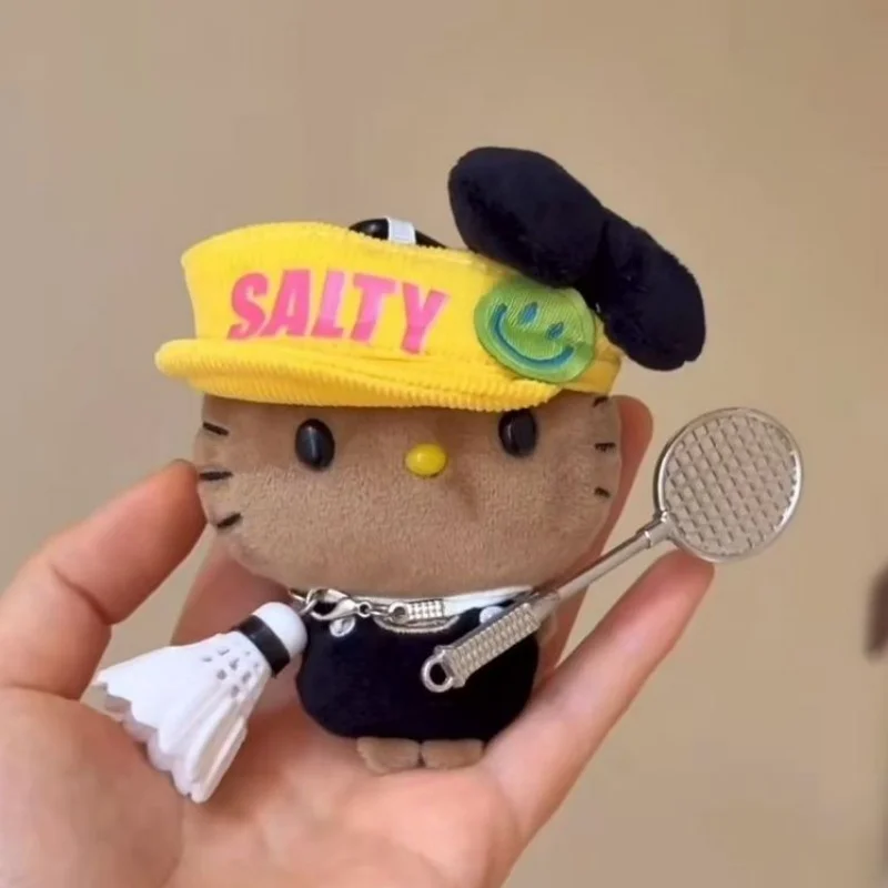 Sanrio Black Skin Tennis Hello Kitty Small Eyes Soft Plush Filling Doll Keychain Backpack Wallet Hanging Ornaments Birthday Gift
Sanrio Black Skin Tennis Hello Kitty Small Eyes Soft Plush Filling Doll Keychain Backpack Wallet Hanging Ornaments Birthday Gift
