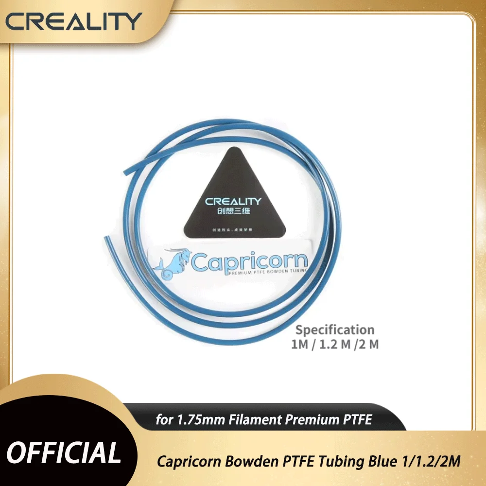 CREALITY Capricorn Bowden PTFE Tubing Blue 1/1.2/2M 3D Printer Parts for 1.75mm Filament Premium PTFE Resin Imported from Japan
CREALITY Capricorn Bowden PTFE Tubing Blue 1/1.2/2M 3D Printer Parts for 1.75mm Filament Premium PTFE Resin Imported from Japan