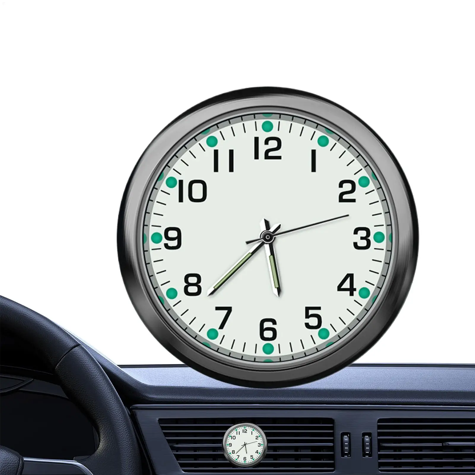 Stick On Clock for Car Dashboard Adhesive Small Luminous Watch Luminous Dashboard Clock for Boat Bike Golf Race Home Office
Stick On Clock for Car Dashboard Adhesive Small Luminous Watch Luminous Dashboard Clock for Boat Bike Golf Race Home Office
