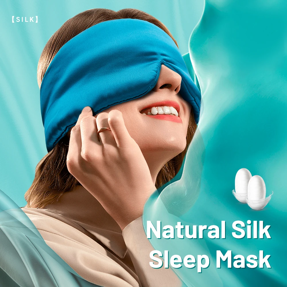 Натуральная шелковая маска для сна из тутового шелкопряда, большая маска для глаз, светонепроницаемая повязка для сна, маска-повязка для глаз, светозащитный патч для глаз
Натуральная шелковая маска для сна из тутового шелкопряда, большая маска для глаз, светонепроницаемая повязка для сна, маска-повязка для глаз, светозащитный патч для глаз