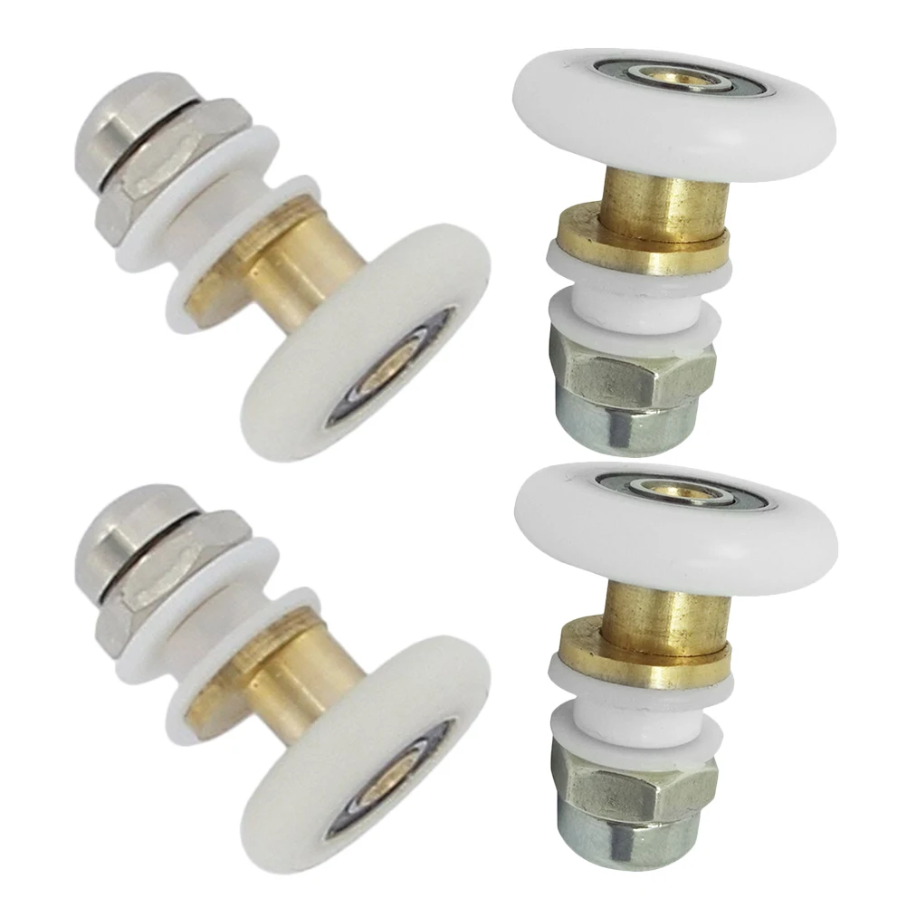 4pcs Bathroom Glass Sliding Door Rollers 25mm Shower Door Runners Replacement Guide Pulleys Smooth Movement ABS Stainless Steel
4pcs Bathroom Glass Sliding Door Rollers 25mm Shower Door Runners Replacement Guide Pulleys Smooth Movement ABS Stainless Steel