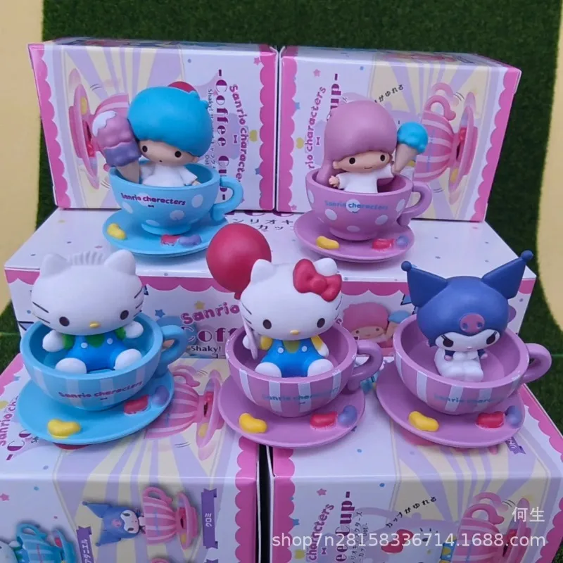 Sanrio Hello Kitty Daniel Little Twin Star Kuromi Anime Figures Blind Box Toys Rotate Coffee Cup Style Collection Ornaments Gift
Sanrio Hello Kitty Daniel Little Twin Star Kuromi Anime Figures Blind Box Toys Rotate Coffee Cup Style Collection Ornaments Gift