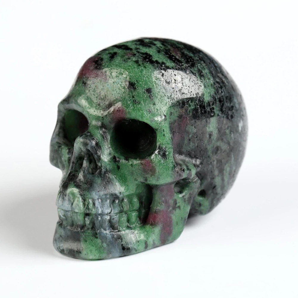 Natural Epidote Zoisite Skull Statue Ideal for Functional Decoration Home Decor Craft Collectibles Halloween Gift
Natural Epidote Zoisite Skull Statue Ideal for Functional Decoration Home Decor Craft Collectibles Halloween Gift